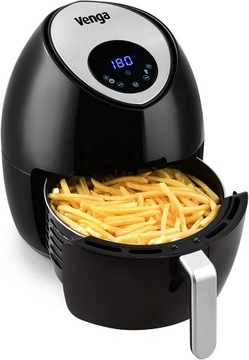 FRYTKOWNICA BEZTŁUSZCZOWA NIEPRZYWIERAJĄCA AIRFRYER DO MIĘS FRYTEK 1500W
