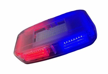 СТРОБОСКОП ПЕТУХ ПОЛИЦЕЙСКИЙ ЛУЧ LED синий красный МАГНИТ POWERBANK