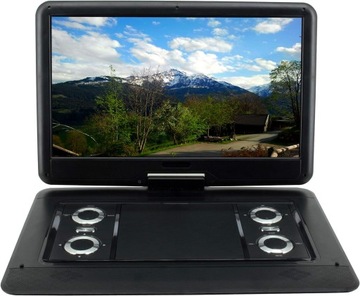 Портативный DVD-плеер DVB-T2 HEVC 15,6 TFT-LCD 64 встроенных игр