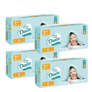 Pieluszki Dada Extra Soft rozmiar 3 224 szt.
