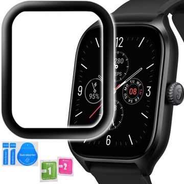 SZKŁO HYBRYDOWE PMMA PEŁNE FULL 3D EDGE DO AMAZFIT ZEPP E SQUARE