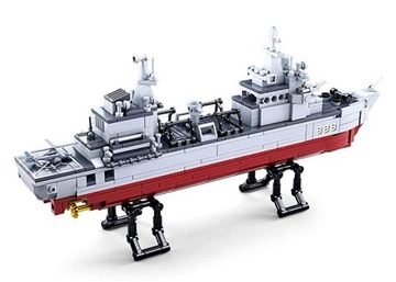 БЛОКИ ВОЕННЫЙ КОРАБЛЬ РАЗРУШИТЕЛЬ КОРАБЛЬ+LEGO ОРУЖИЕ