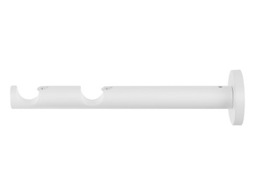 Karnisz METALOWY podwójny fi19 mm LOFT - 160cm Czarny mat