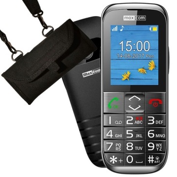 НОВЫЙ ТЕЛЕФОН ДЛЯ ПОЖИЛЫХ MAXCOM MM720 БОЛЬШИЕ КЛАВИШИ, ШРИФТ SOS + КРЫШКА