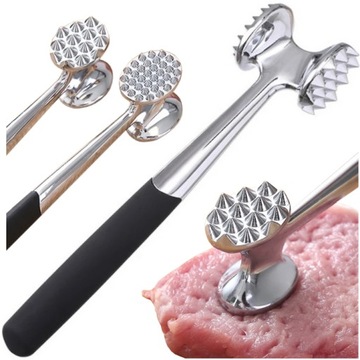 TŁUCZEK DO MIĘSA METALOWY MŁOTEK DO KOTLETÓW CIĘŻKI