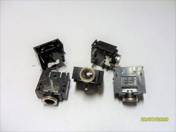 Gniazdo Jack 3,5 stereo do obudowy - 5 szt.