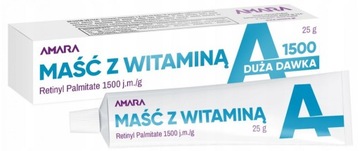 Amara maść z witaminą A 1500 palmitynian retinolu