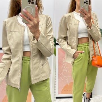 Эскандель CHANELKA RAMONES BOARD ЭКО КОЖА БЕЖЕВЫЙ 46