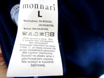 MONNARI GRANAT Z PRINTEM NA PLECACH L