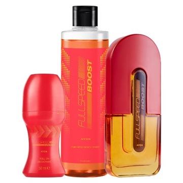 Avon Full Speed Boost NOWOŚĆ Zestaw Męski woda,żel,kulka