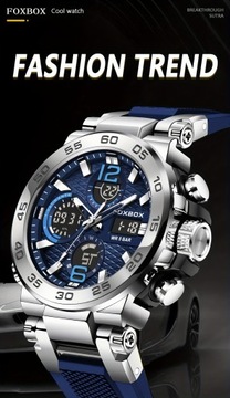 Мужские спортивные часы, водонепроницаемые цифровые часы