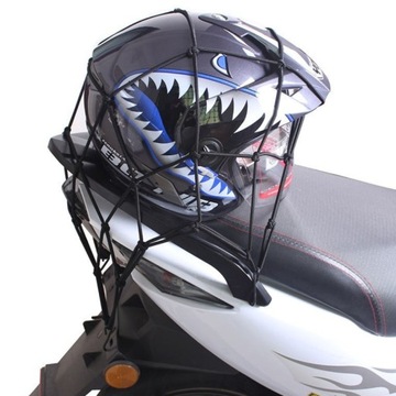 БАГАЖНАЯ СЕТКА ДЛЯ МОТОЦИКЛА, ШЛЕМА, МОТОЦИКЛА - 6 КРЮЧКОВ