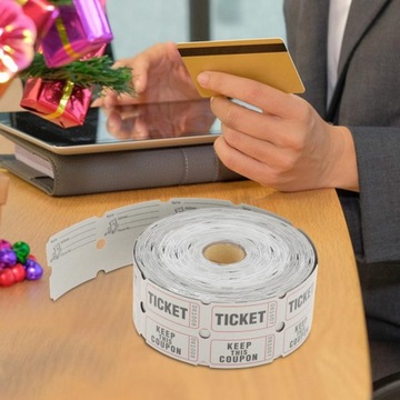 Лотерейные билеты 1000 билетов Универсальный лотерейный билет номиналом 1000 штук в рулоне