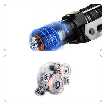 Электрическая лебедка VEVOR 4500 фунтов 12 В 2041 кг