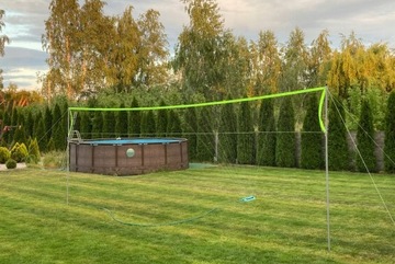 SIATKA DO SIATKÓWKI BADMINTONA 600x60cm 2,2m WYSOKOŚCI