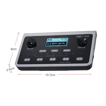 MOOER PE100 МНОГОЭФФЕКТНАЯ ПЕДАЛЬ ГИТАРНЫХ ЭФФЕКТОВ
