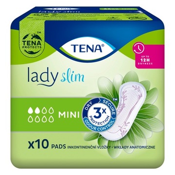 Tena Lady Slim Mini 10szt - wkłady anatomiczne