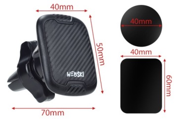 ДЕРЖАТЕЛЬ ДЛЯ ТЕЛЕФОНА ДЛЯ АВТОМОБИЛЯ С СИЛЬНЫМ МАГНИТОМ ДЛЯ ВОЗДУХООТВОДИТЕЛЯ УГЛЕРОДНОГО ВОЗДУХА