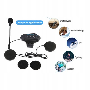 НАУШНИКИ BLUETOOTH BT12 МОТОЦИКЛСКИЙ ШЛЕМ