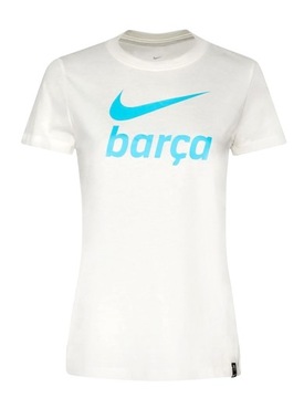 Damska Koszulka Bawełna The Nike Tee FC Barcelona Swoosh Club CW4048133 M