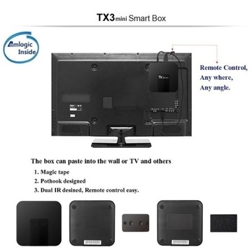 Горячие продажи Smart TV Box Android RK3288A/H3 Amlogic S905W WIFI