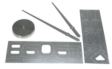 НАСТЕННЫЕ ЧАСЫ Сделай сам, НАКЛЕЙКА НА СТЕНУ, БОЛЬШОЕ 3D СЕРЕБРЯНОЕ ЗЕРКАЛО 65-120 СМ