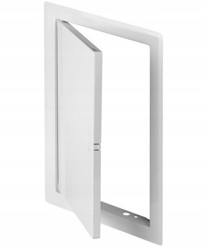 DRZWICZKI REWIZYJNE METALOWE BIAŁE 25x30 KLAPA