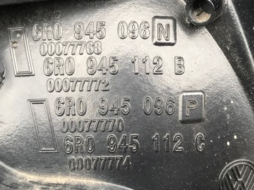 ФОНАР ЗАДНИЙ ПРАВЫЙ VW POLO 6R0945096N 6R0945112B