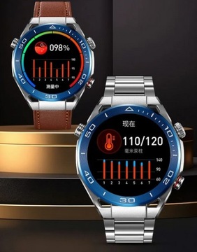 SMARTBAND zegarek SMARTWATCH Puls Krokomierz Kalorie AMOLED 2 kolory