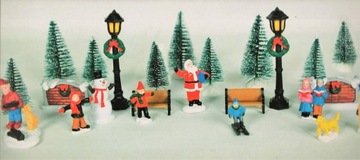 KALENDARZ ADWENTOWY Z DEKORACJAMI MAGIC VILLAGE 24