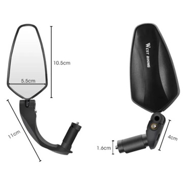 Универсальное зеркало на 360 градусов для электросамокатов и велосипедов.