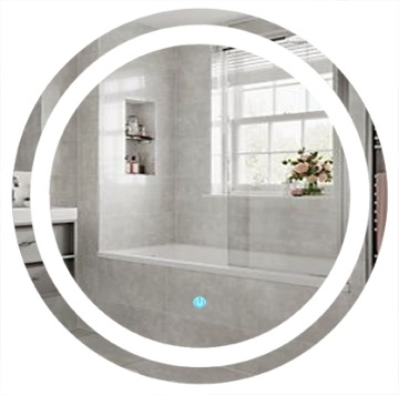 Lustro Okrągłe LED 100 Włącznik Dotykowy Bez Ramy