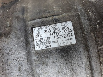 8D0260808 kompresor klimatyzacji sprężarka vw PASSAT B5 sprawny szczelny
