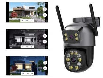 Внешняя ротационная камера IP WiFi HD 5X Zoom Smart Tarming Alarm