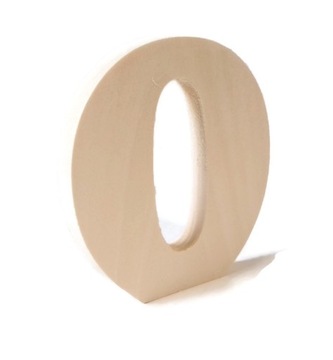Drewniany NUMEREK Stół weselny numery drewniane 0