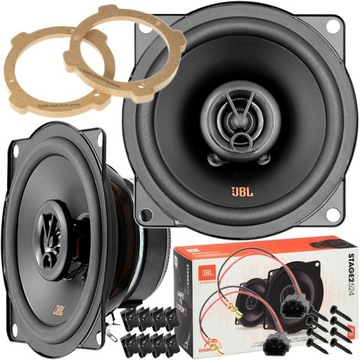 МОЩНЫЕ динамики JBL 130 мм, уменьшение на 13 см для AUDI A3 8L 1996-2003, проставки из МДФ