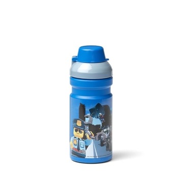 BUTELKA BIDON DLA DZIECI TURYSTYCZNA DO SZKOŁY Z DZIUBKIEM LEGO 390ML