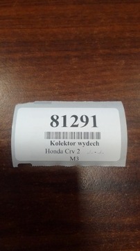 HONDA CRV II 2.0 KOLEKTOR VÝFUKOVÝ