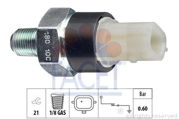 FACET 7.0180 SENZOR TLAKU OLEJE DACIA