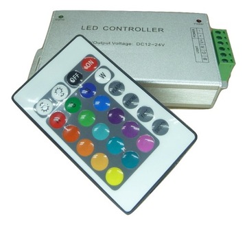 Sterownik RADIO kontroler LED RGB taśmy 24A 288W