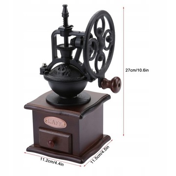 кофемолка удобная нежная 5*10 ретро