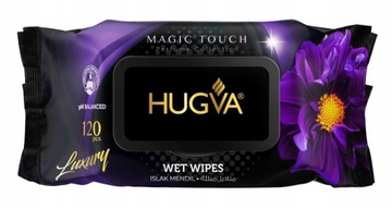 CHUSTECZKI Luxury perfumowane nawilżane MAGIC TOUCH 120 szt. HUGVA