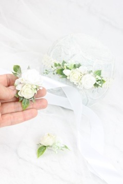 Набор для крещения с повязкой на голову и ремешком для обуви в стиле украшения