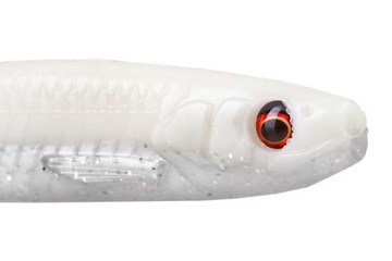 Savage Gear Slender Scoop Shad 15 см, резина WhitePear