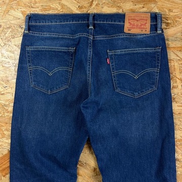 Spodnie Jeansowe LEVIS 504 33x34 Straight Proste Męskie Denim