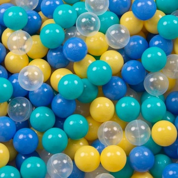 Plastikowe Piłeczki Kulki Dla Dzieci 1200 szt 6cm