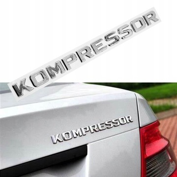 Эмблема Надпись КОМПРЕССОР Логотип Mercedes