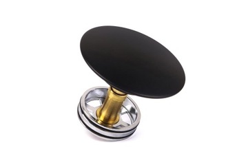 Сифон для душевого поддона Click-clack с сетчатым фильтром - черный