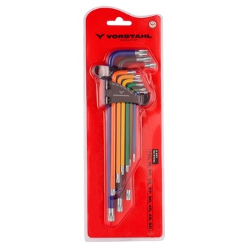 Zestaw Kluczy TORX extra długich T10-T50mm