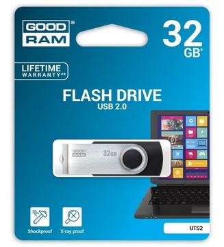 Pendrive GoodRam Twister UTS2 BLACK 32GB